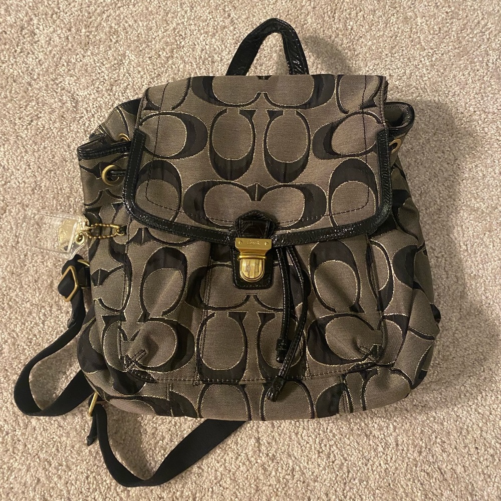Coach Buckle Backpack